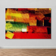Quadro em Tela Decorativo Multicolor 100x140 cm | 100% Canvas com Moldura de Madeira 3–4 cm