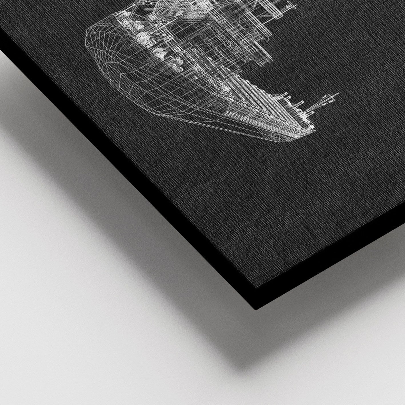 Quadro em Canvas Multicolor 100 x 140 cm com Moldura de Madeira (3–4 cm)