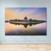 Quadro em Tela 100% Canvas Multicolor com Moldura de Madeira 100x140 cm