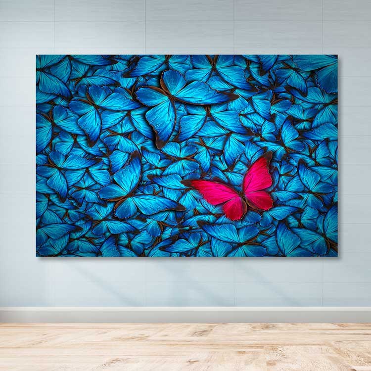 Tela Decorativa Multicolor em Canvas 100% com Moldura de Madeira 3-4 cm – 100x140 cm