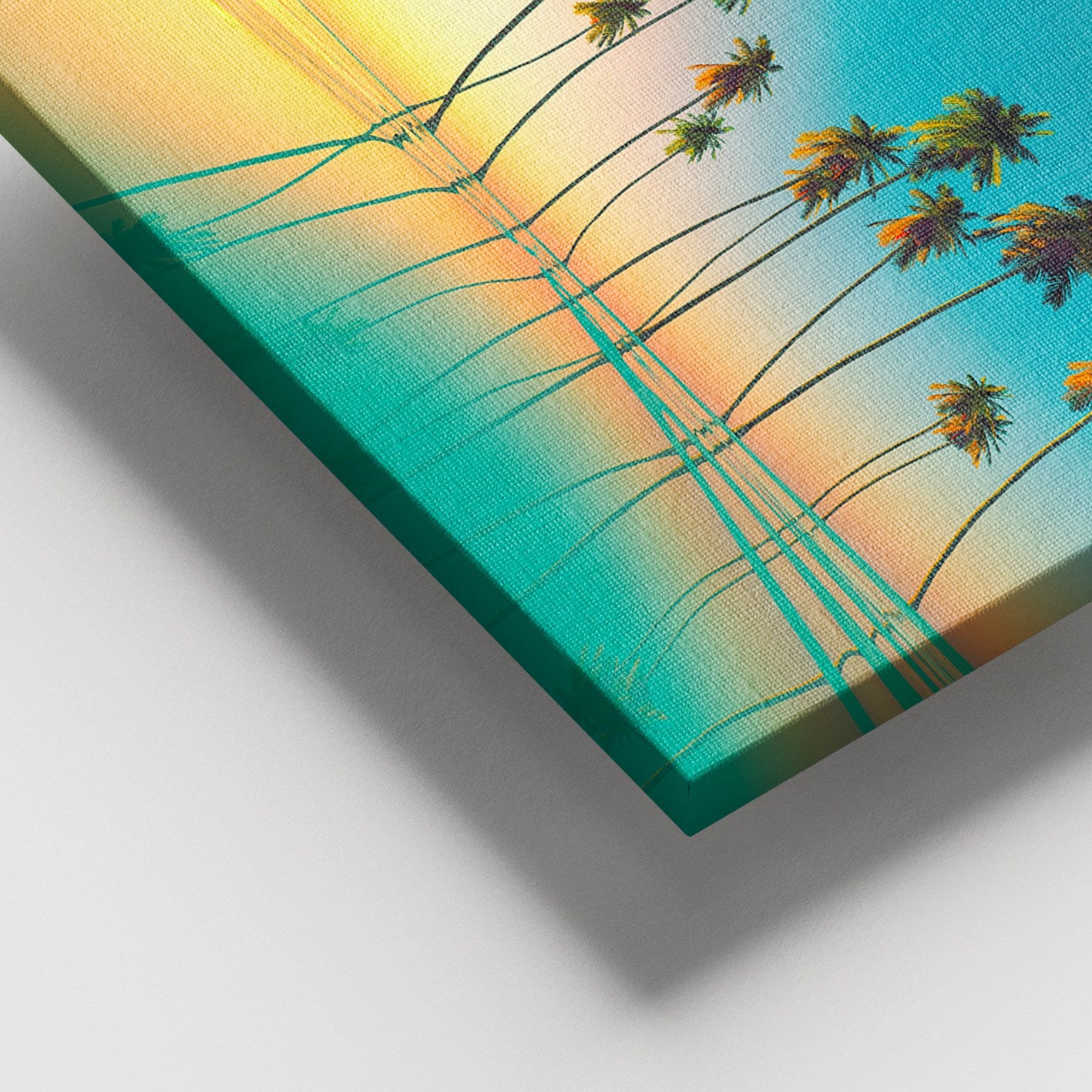 Quadro em Tela Decorativa Multicolor 100x140 cm com Moldura de Madeira (3–4 cm) – 100% Tela, 3,8 kg