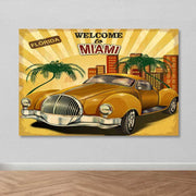 Quadro Decorativo em Tela (100% Canvas) Multicolor com Moldura de Madeira 100x140 cm