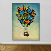 Quadro em Tela Canvas 100% com Moldura de Madeira (3-4 cm), Multicolor, 100 x 140 cm – DEV03392100140