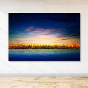 Quadro em Tela Canvas 100% com Moldura de Madeira (3–4 cm), 100x140 cm – Multicolor