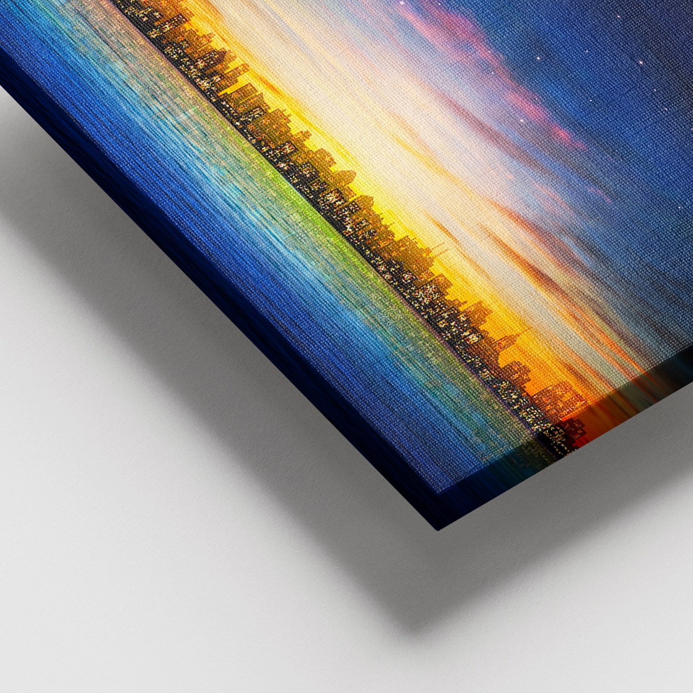 Quadro em Tela Canvas 100% com Moldura de Madeira (3–4 cm), 100x140 cm – Multicolor