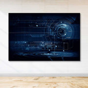 Quadro em Tela Decorativo Multicolor com Moldura de Madeira 100x140 cm – 100% Canvas (Moldura 3–4 cm)