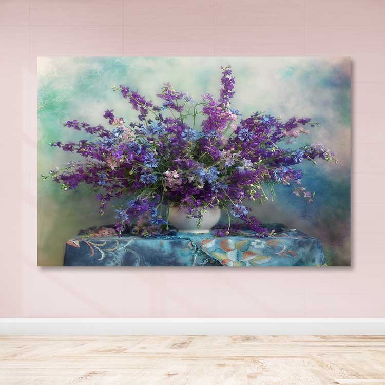 Quadro em Tela Decorativo Multicolor 100x140 cm – 100% Canvas com Moldura de Madeira (3–4 cm)