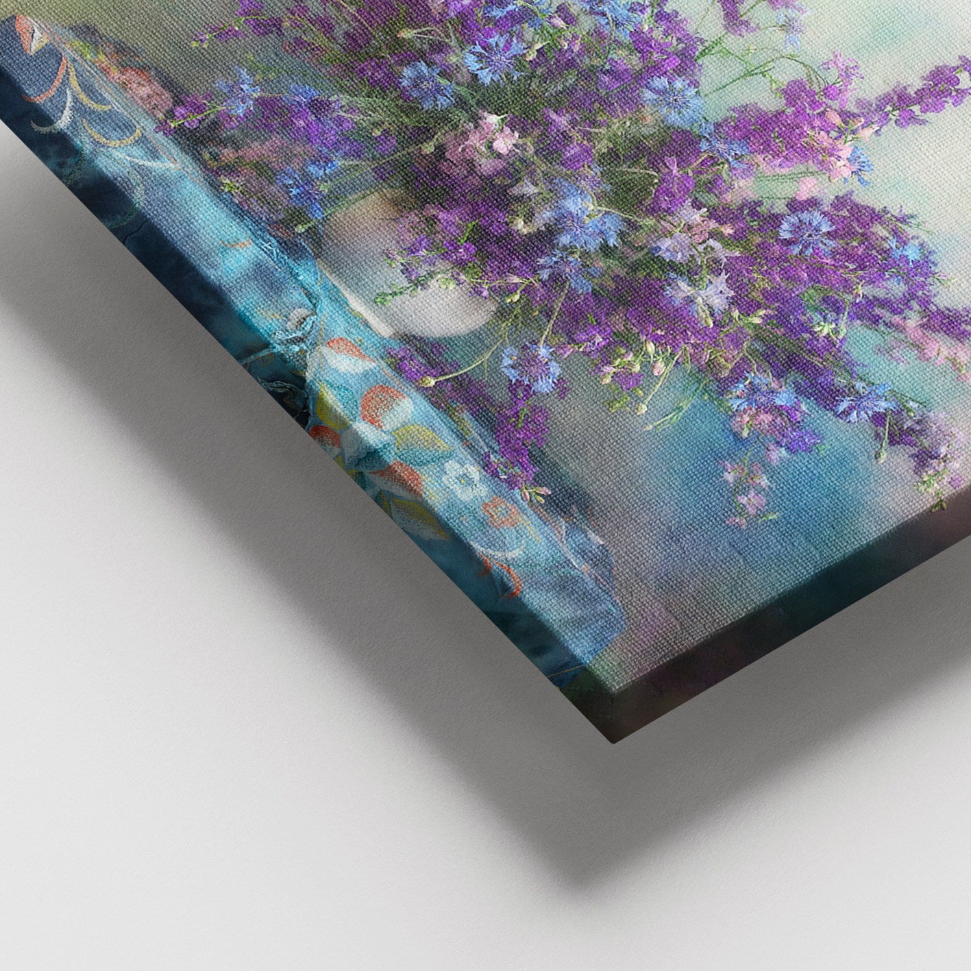 Quadro em Tela Decorativo Multicolor 100x140 cm – 100% Canvas com Moldura de Madeira (3–4 cm)