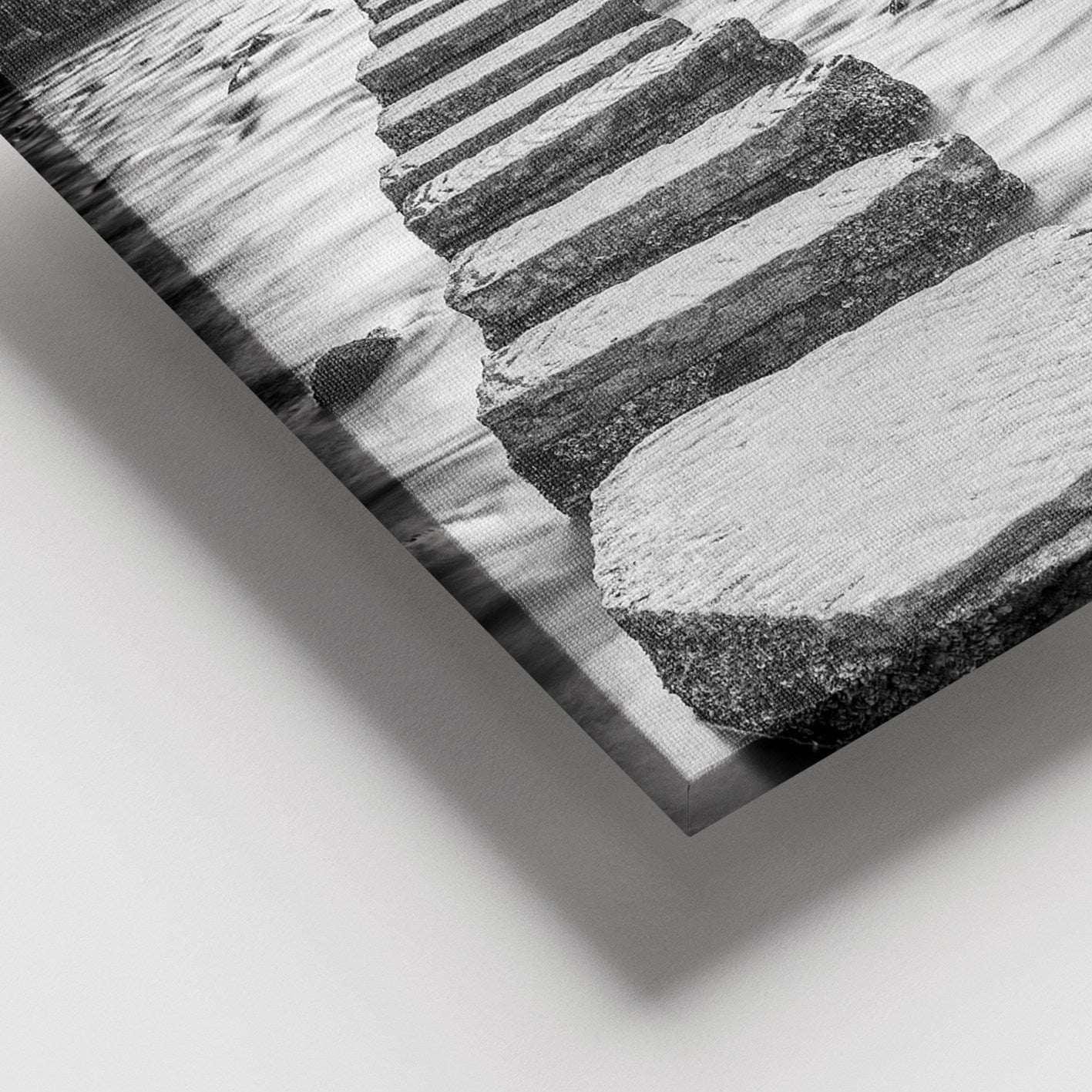 Quadro em Tela Decorativo Multicolor 100x140 cm com Moldura de Madeira (3–4 cm)