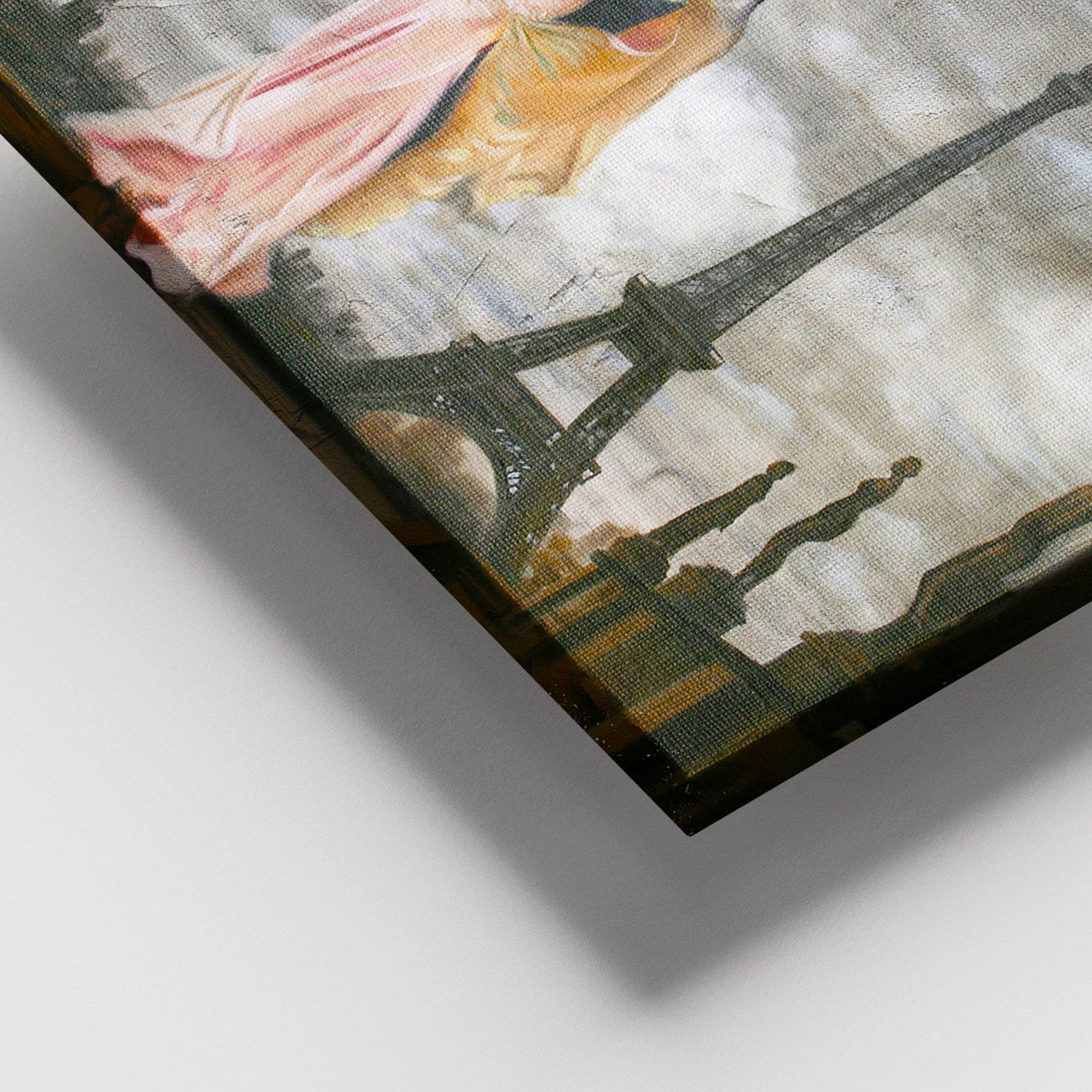 Quadro em Tela 100% Canvas Multicolor com Moldura de Madeira 100x140 cm