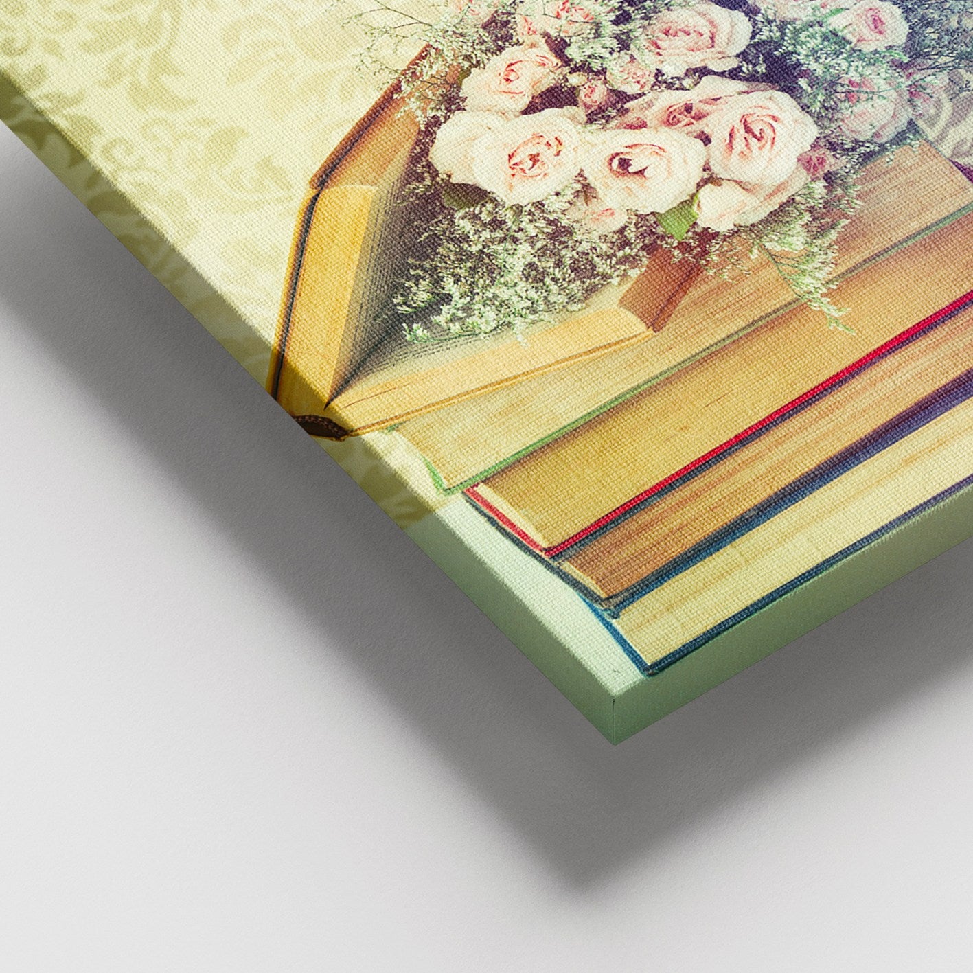 Quadro Decorativo em Tela Canvas Multicolor 100x140 cm com Moldura de Madeira (3–4 cm)