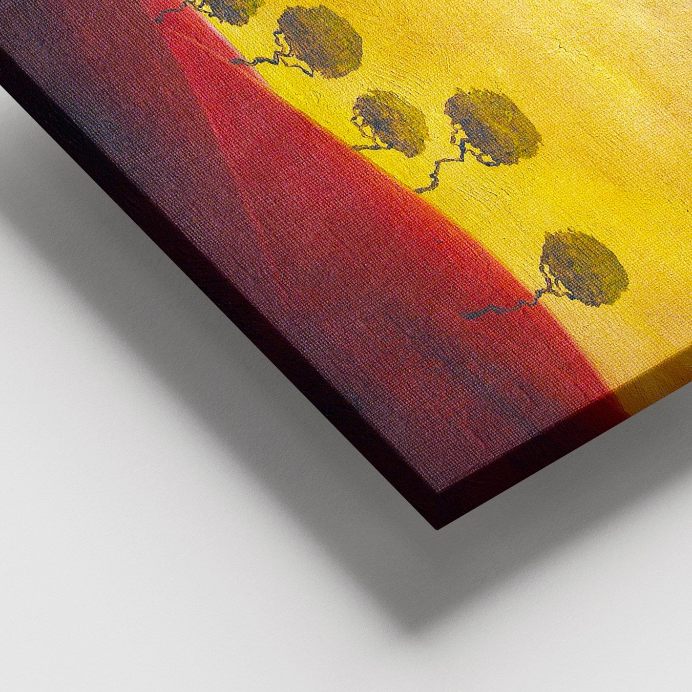 Tela Decorativa em Canvas 100% com Moldura de Madeira (3–4 cm) – Multicolor, 100 x 140 cm