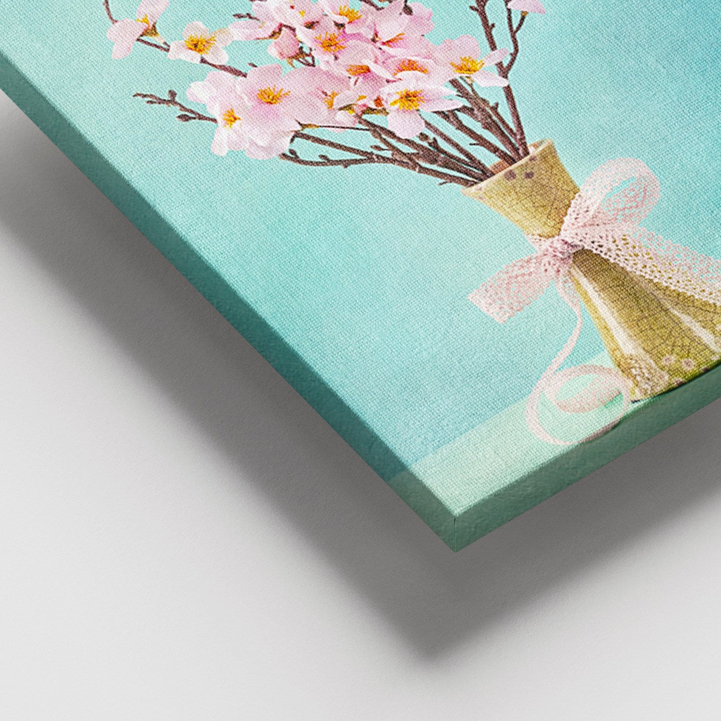 Quadro em Tela Decorativa Multicolor 100x140 cm com Moldura de Madeira (3–4 cm)