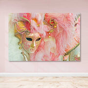 Tela Decorativa 100% Canvas Multicolor 100x140 cm com Moldura 100% Madeira (3–4 cm) – DEV03427100140