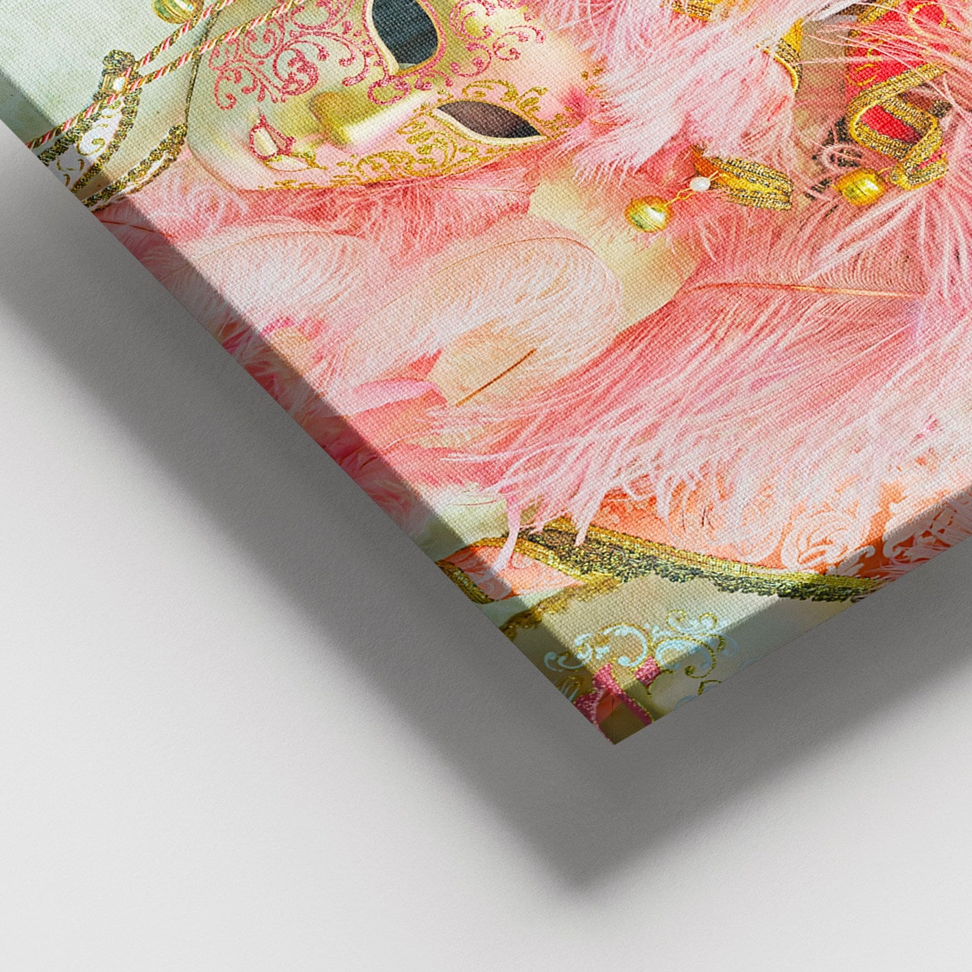 Tela Decorativa 100% Canvas Multicolor 100x140 cm com Moldura 100% Madeira (3–4 cm) – DEV03427100140