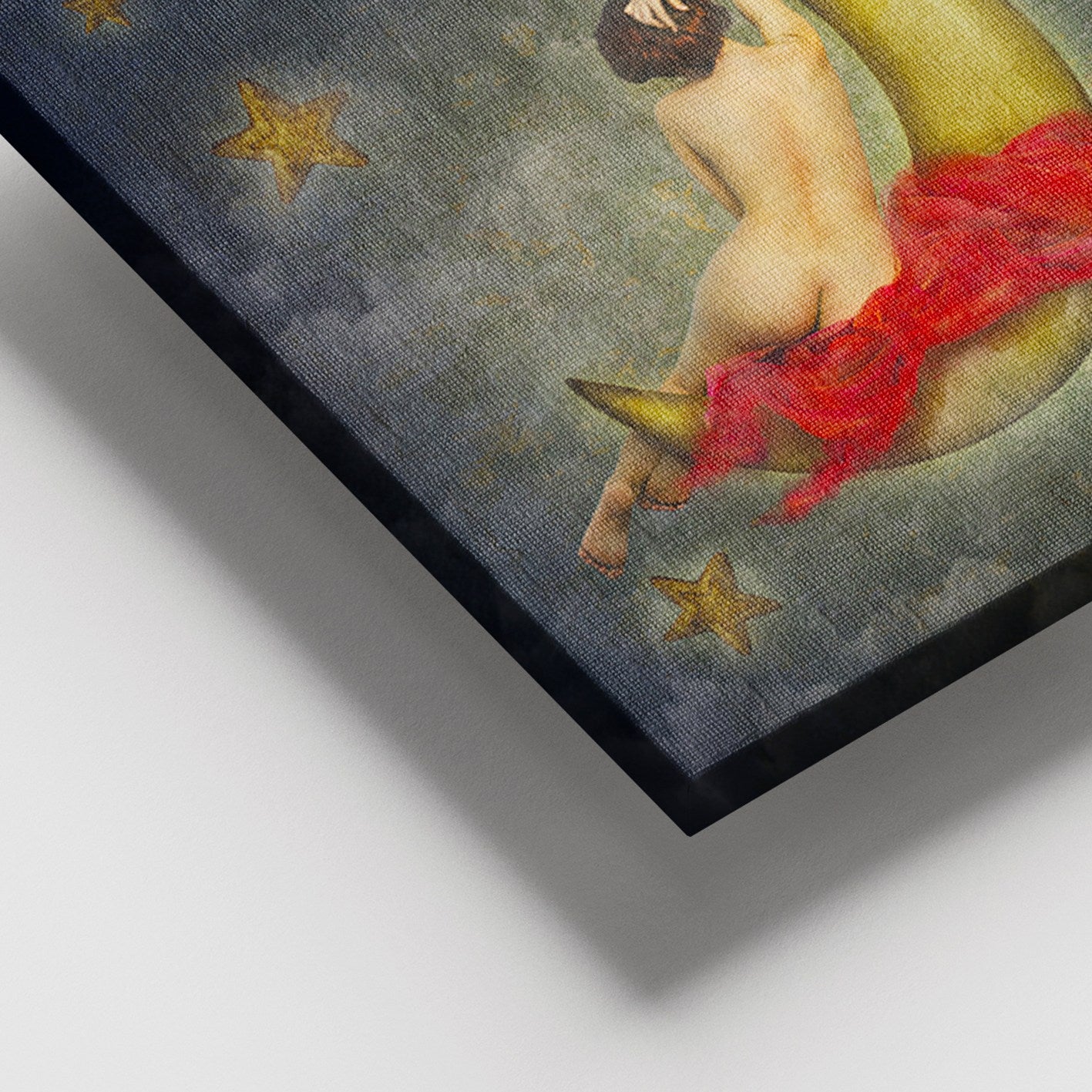 Quadro em Tela Decorativa Multicor 100x140 cm com Moldura de Madeira (3–4 cm) – 100% Canvas – 3,8 kg