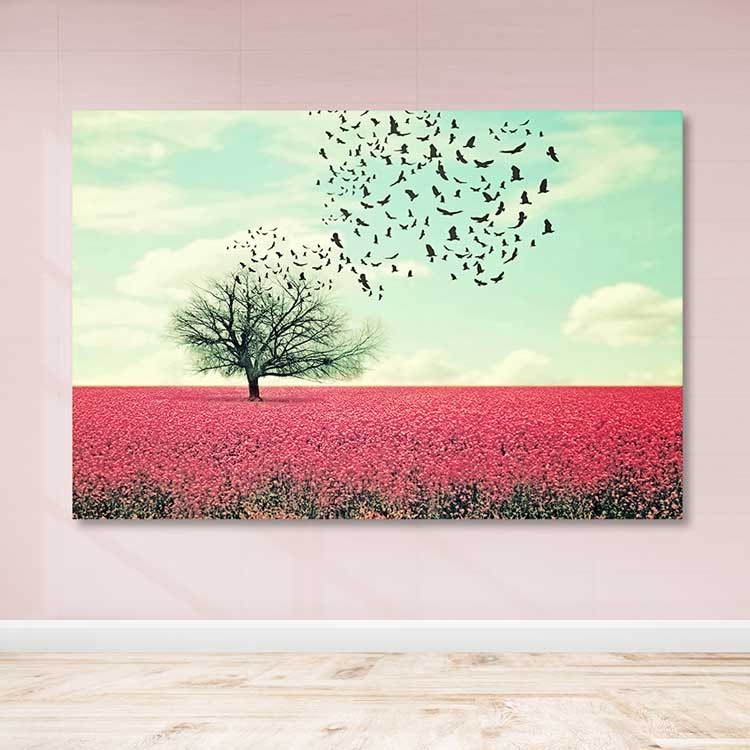 Quadro Decorativo em Tela 100% Canvas 100x140 cm, Multicolor, Moldura de Madeira (3–4 cm) – DEV03429100140