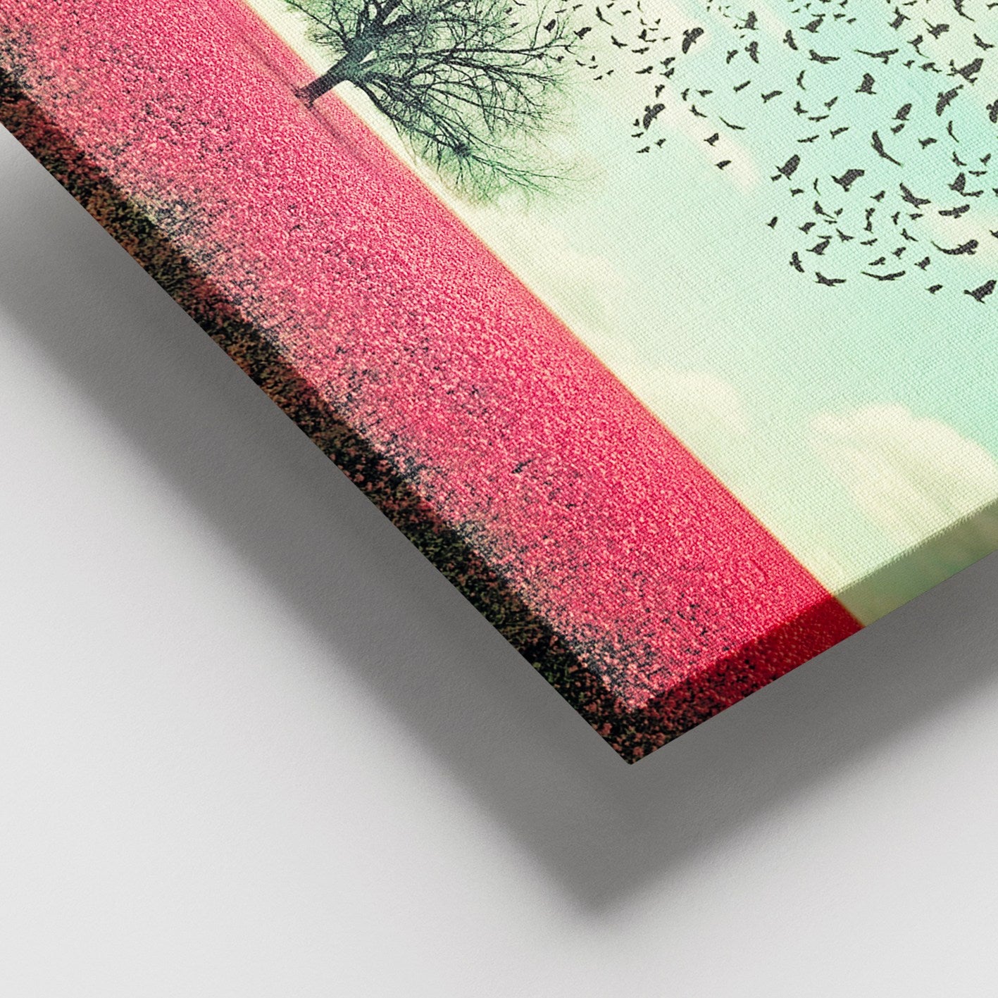 Quadro Decorativo em Tela 100% Canvas 100x140 cm, Multicolor, Moldura de Madeira (3–4 cm) – DEV03429100140