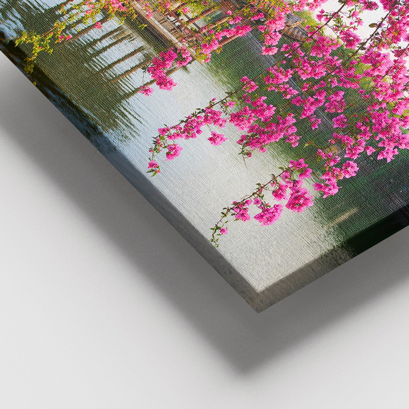 Quadro em Tela Decorativa Multicolor 100x140 cm — Tela 100% com Moldura de Madeira (3–4 cm)