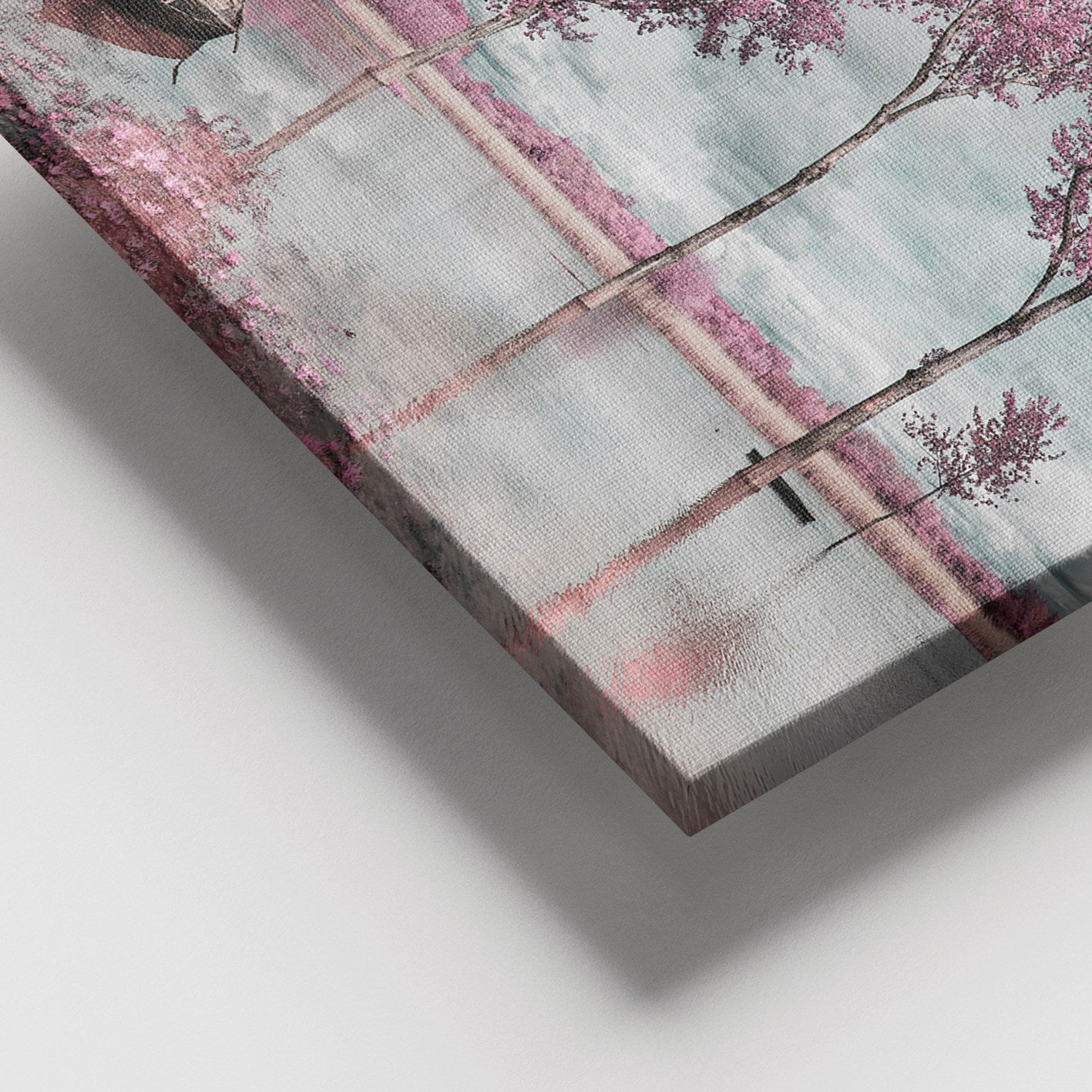 Quadro em Tela Decorativa Multicolor, 100% Canvas, Moldura de Madeira 3–4 cm, 100x140 cm