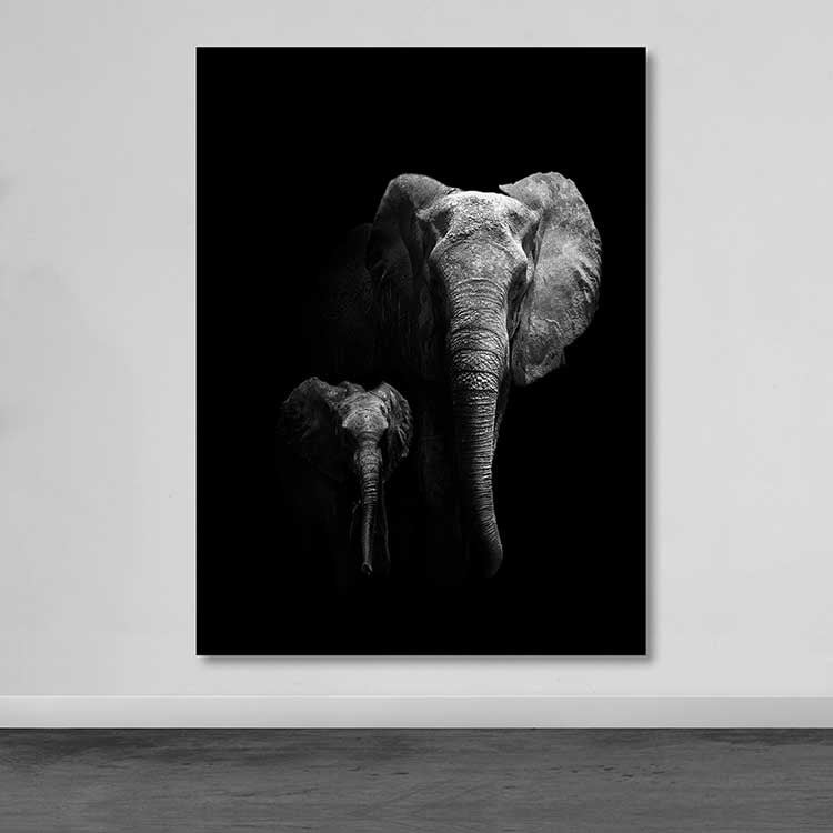 Quadro Decorativo em Tela 100 x 140 cm, Multicolorido, Moldura de Madeira (3–4 cm)