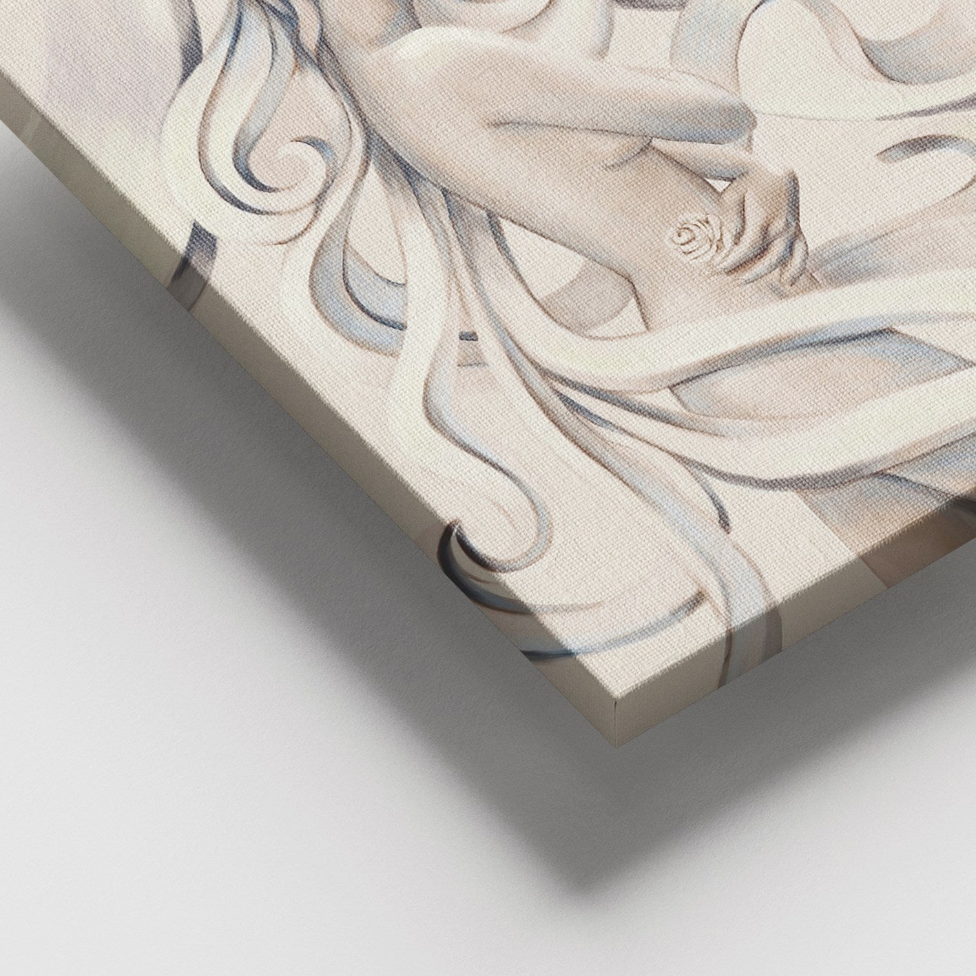 Tela Decorativa Multicolor 100x140 cm com Moldura de Madeira (3–4 cm) – 100% Canvas