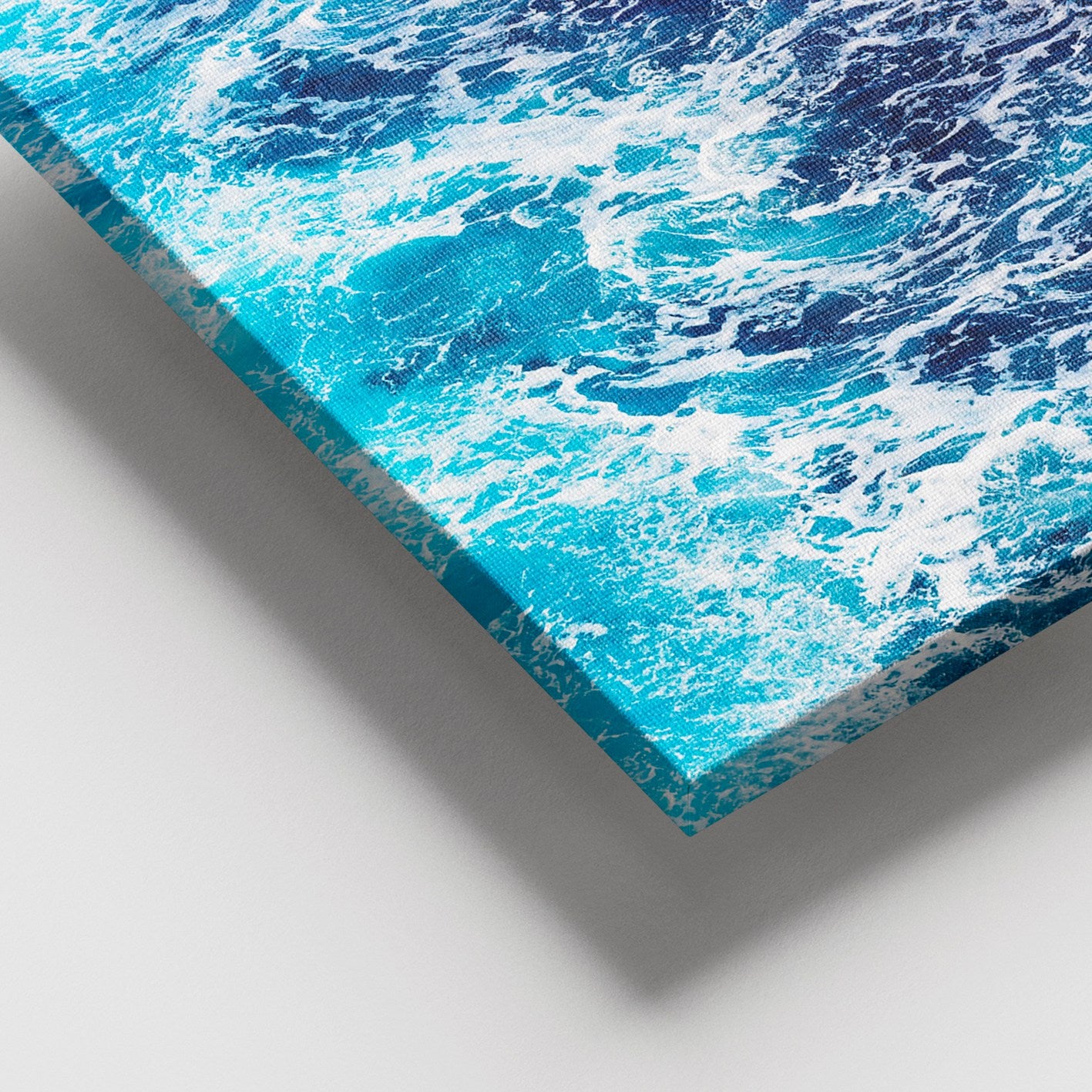 Tela Decorativa Multicolorida 100% Canvas 100x140 cm com Moldura 100% Madeira (3–4 cm)