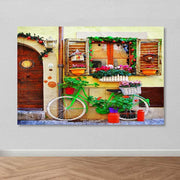 Tela Decorativa Multicolor 100 x 140 cm com Moldura de Madeira 3–4 cm, 100% Canvas