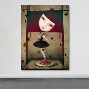 Quadro em Tela Decorativa Multicolor, 100% Canvas com Moldura 100% Madeira (3–4 cm), 100 x 140 cm