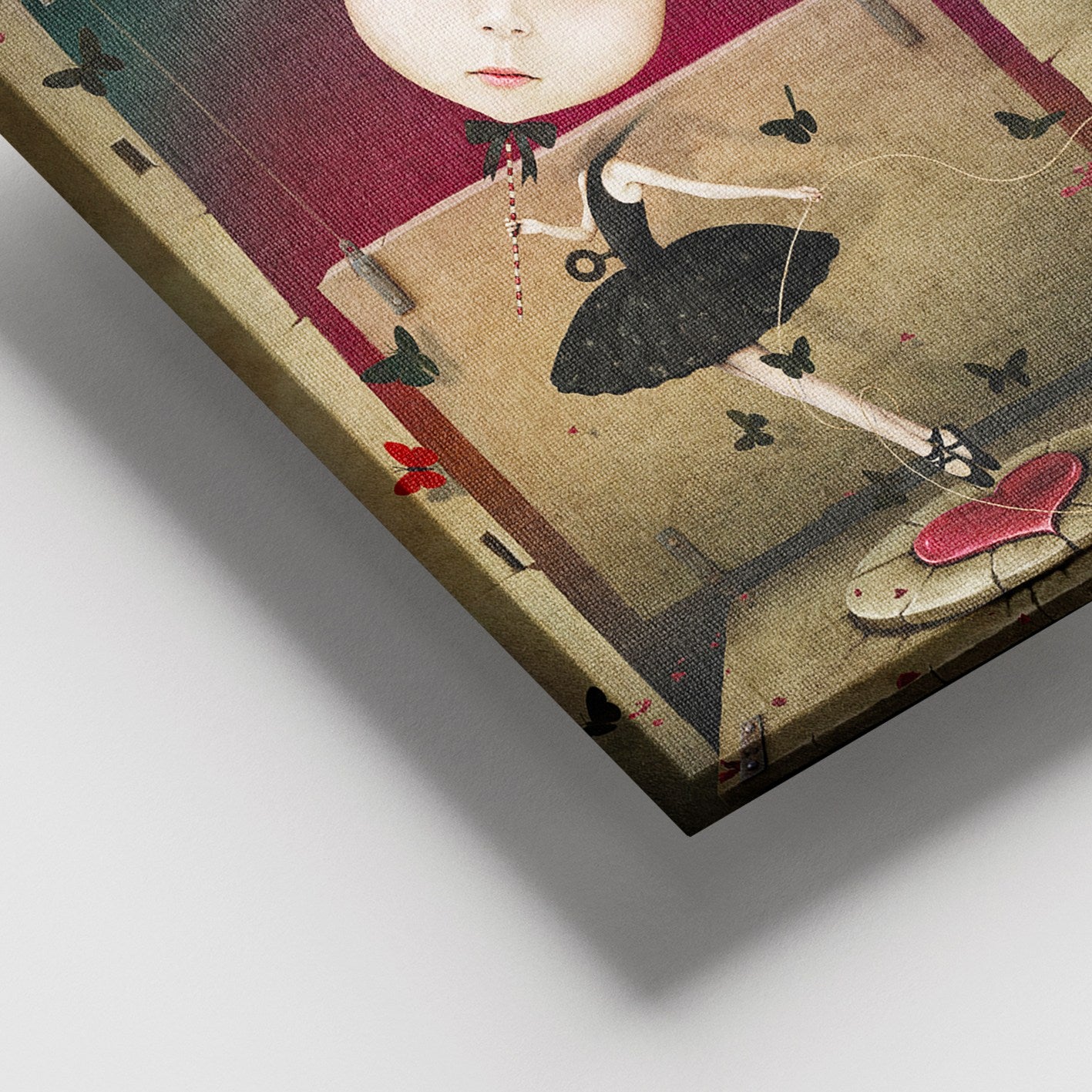 Quadro em Tela Decorativa Multicolor, 100% Canvas com Moldura 100% Madeira (3–4 cm), 100 x 140 cm