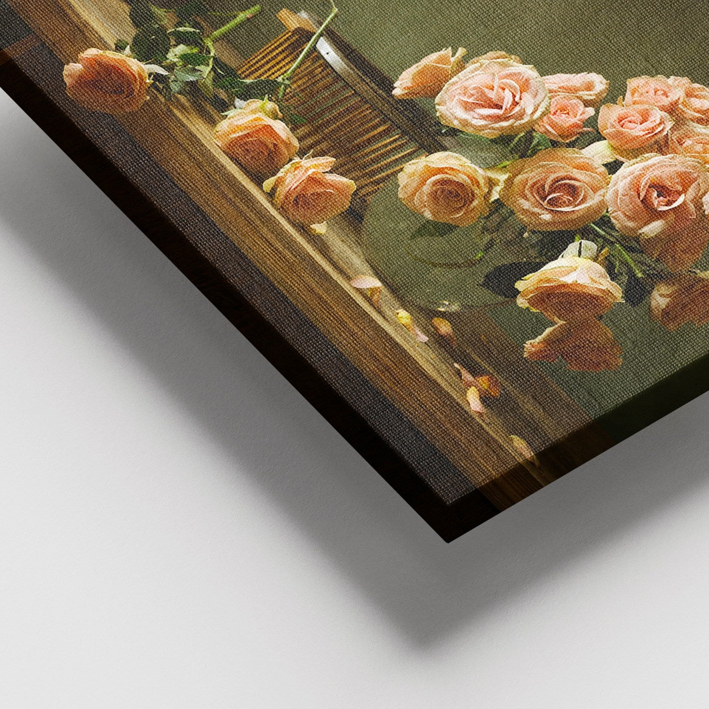 Quadro em Tela Decorativa Multicolor, Canvas 100%, Moldura de Madeira (3–4 cm), 100 x 140 cm