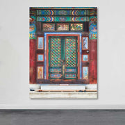 Quadro em Tela Decorativa Multicolor 100x140 cm com Moldura de Madeira – 100% Tela (Moldura 3–4 cm)