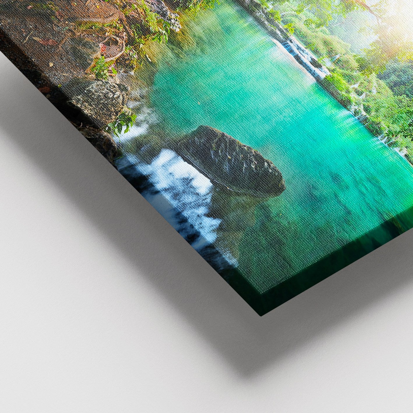 Quadro Decorativo 100x140 cm em Canvas 100% com Moldura de Madeira (3–4 cm) – Multicolor