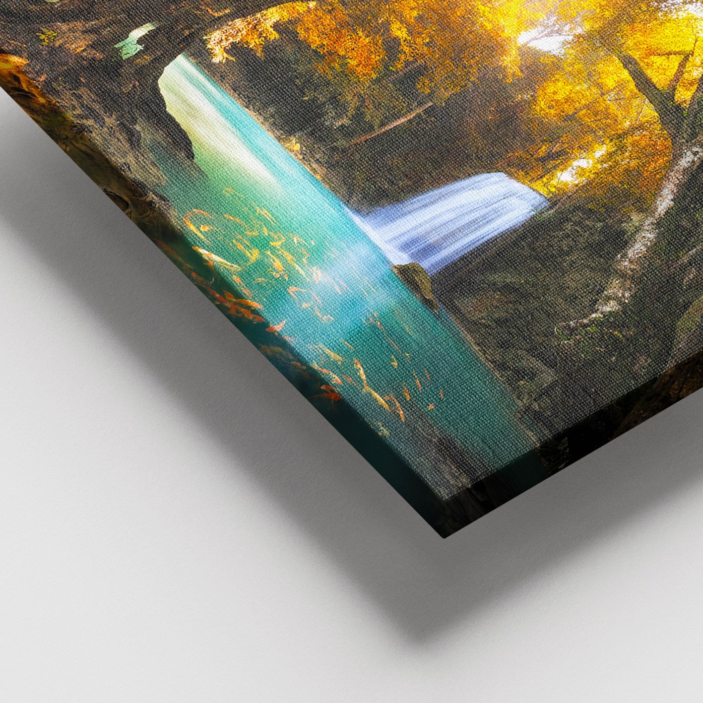 Tela Decorativa Multicolor 100 x 140 cm – 100% Canvas com Moldura 100% Madeira (3–4 cm)