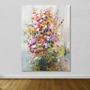 Tela Decorativa em Canvas 100% com Moldura de Madeira (3–4 cm), 100 x 140 cm – Multicolor