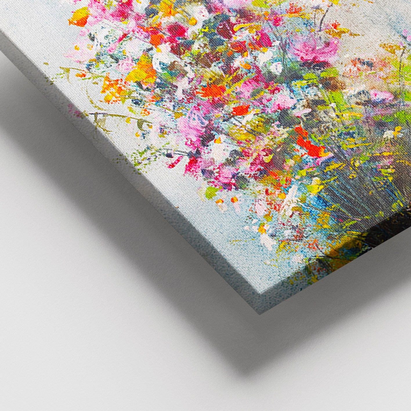 Tela Decorativa em Canvas 100% com Moldura de Madeira (3–4 cm), 100 x 140 cm – Multicolor