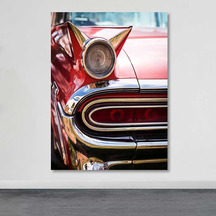 Quadro em Tela Decorativa Multicolorido 100 x 140 cm com Moldura de Madeira (3–4 cm)