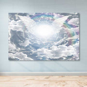 Tela Decorativa Multicolor 100% Canvas com Moldura de Madeira 3–4 cm — 100x140 cm