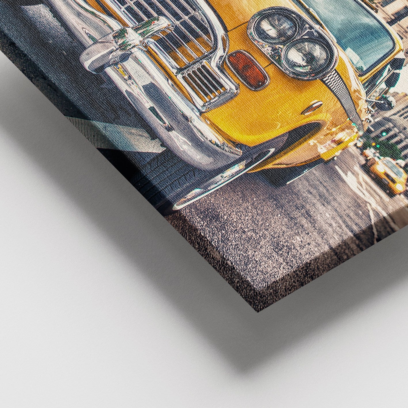 Quadro em Tela Canvas Multicolor 100x140 cm com Moldura de Madeira (3–4 cm)