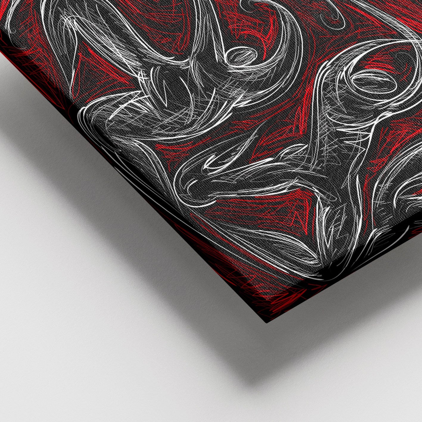 Quadro em Tela Decorativo Multicolor 100x140 cm com Moldura de Madeira (3–4 cm) – 100% Canvas