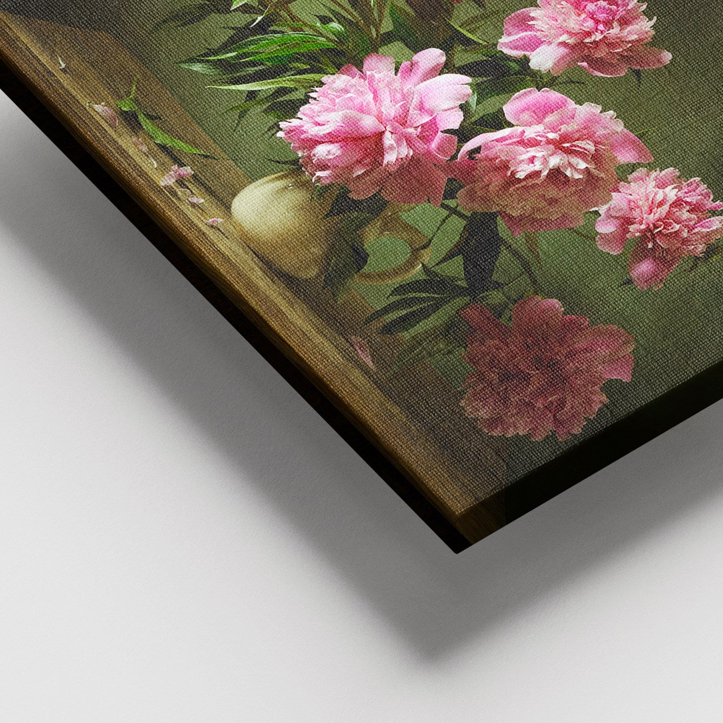 Quadro em Tela Decorativa Multicolor 100x140 cm com Moldura de Madeira (3–4 cm) – 100% Tela – DEV03472100140