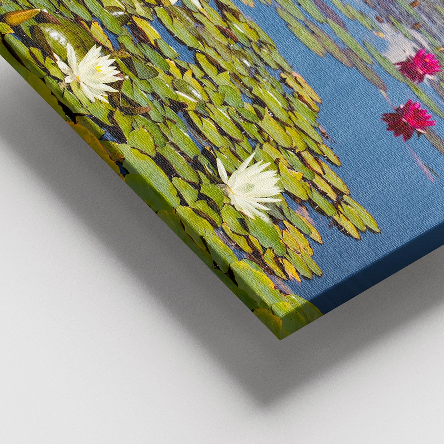 Quadro Decorativo em Tela Multicolor com Moldura de Madeira 3–4 cm — 100 x 140 cm