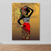 Tela Decorativa Multicolor 100% Canvas com Moldura de Madeira (3–4 cm), 100 x 140 cm