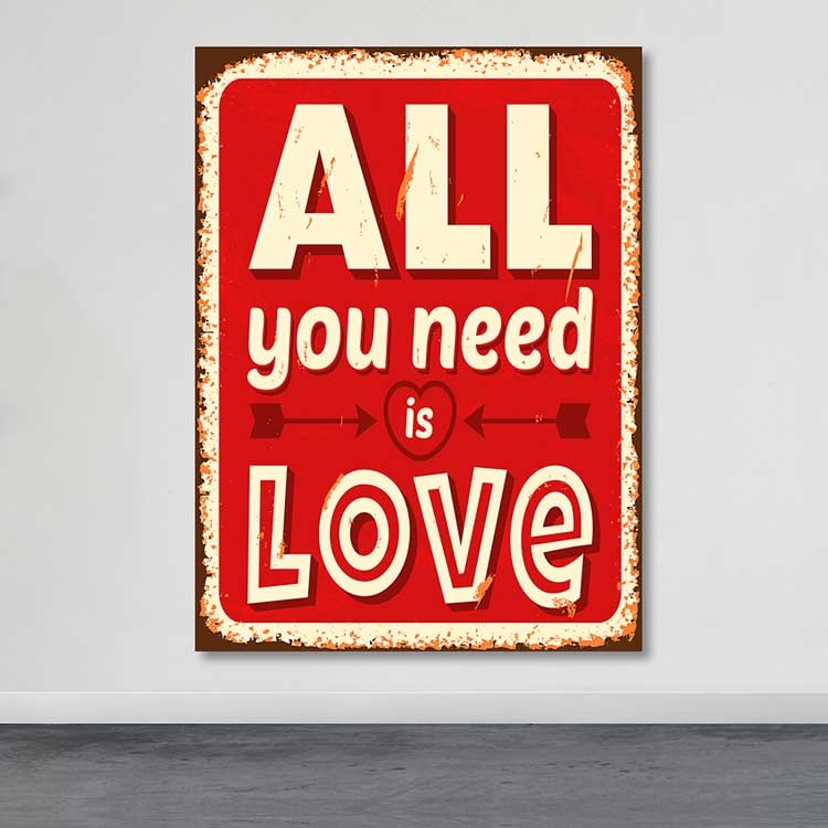 Tela Decorativa Multicolor 100x140 cm em Canvas 100% com Moldura de Madeira (3–4 cm)