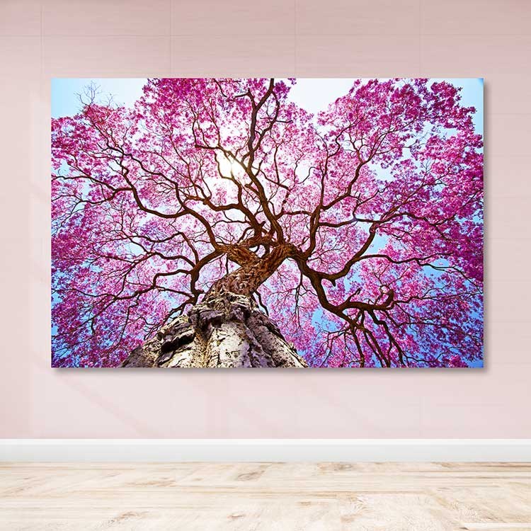 Tela Decorativa em Canvas Multicolor 100 x 140 cm com Moldura de Madeira (3–4 cm)