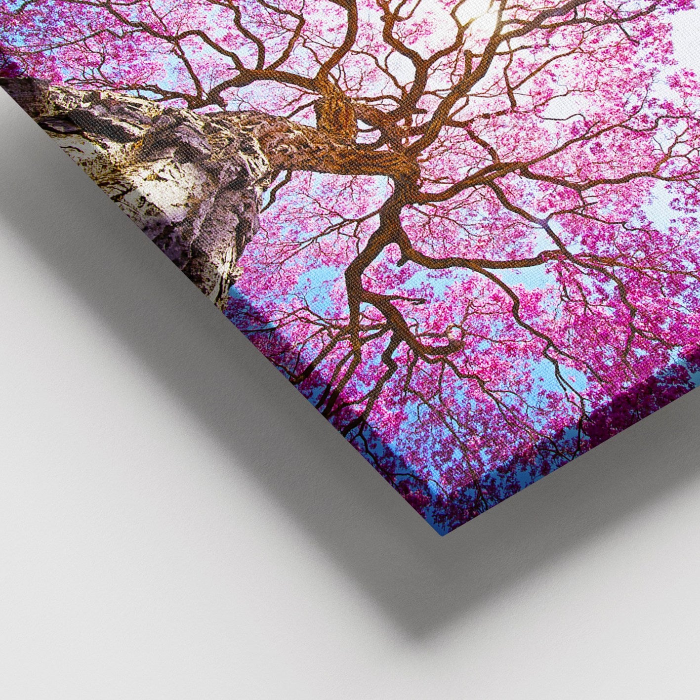 Tela Decorativa em Canvas Multicolor 100 x 140 cm com Moldura de Madeira (3–4 cm)