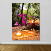 Quadro em Tela Decorativa Multicolor 100x140 cm – 100% Canvas com Moldura de Madeira (3–4 cm)