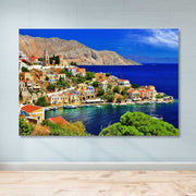Quadro em Tela Decorativo Multicolor 100x140 cm – Canvas 100% com Moldura de Madeira