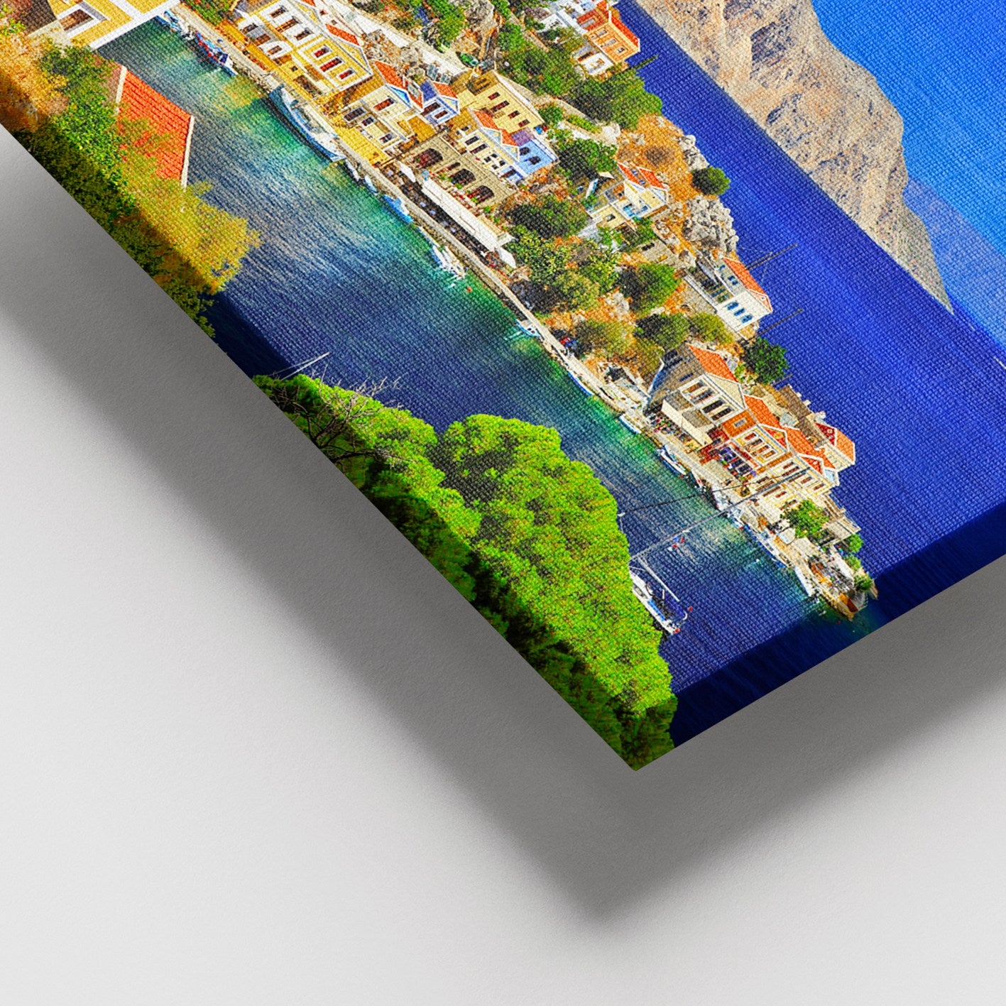 Quadro em Tela Decorativo Multicolor 100x140 cm – Canvas 100% com Moldura de Madeira