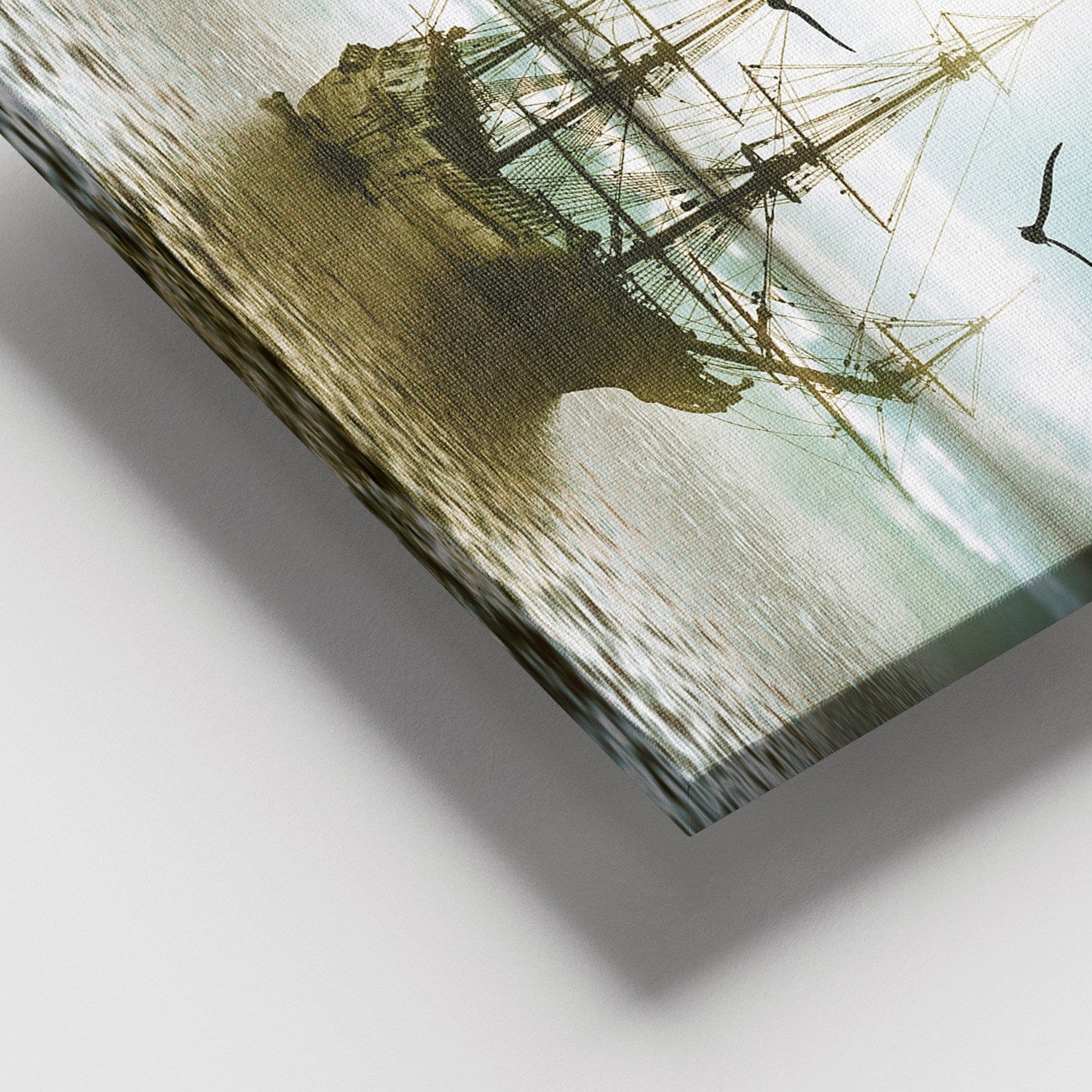 Quadro Decorativo em Tela 100% Canvas com Moldura de Madeira 100x140 cm – Multicolor